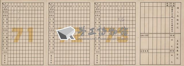 台灣機械公司機械廠員工力得興先生軍公教福利品購買證藏品圖，第2張