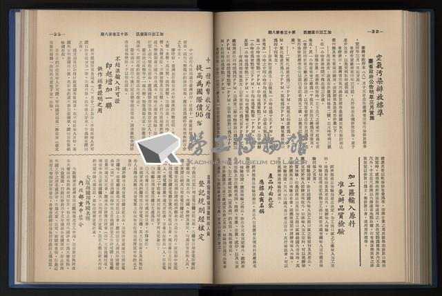 《加工出口區簡訊合訂本》第13卷第1期至第13卷第12期藏品圖，第186張