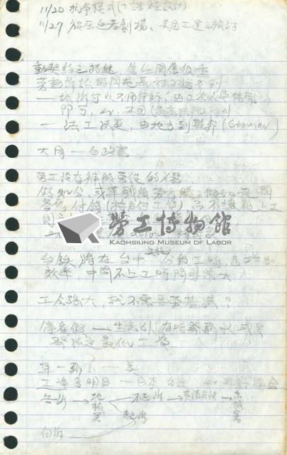 劉格正組訓課程筆記藏品圖，第6張