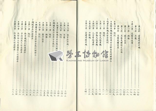 《勞工安全衛生法規暨解釋彙編(二)》藏品圖，第6張