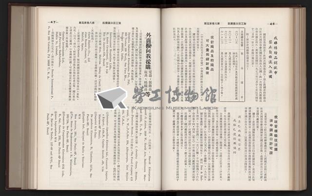 《加工出口區簡訊合訂本》第六集，第8卷第1期至第8卷第12期藏品圖，第125張