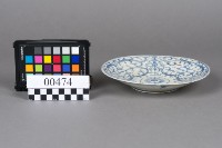 青花草紋盤藏品圖，第4張