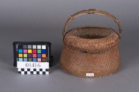 竹編火籠藏品圖，第1張