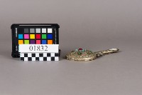 鑲珠銀鏡藏品圖，第3張