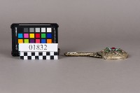 鑲珠銀鏡藏品圖，第4張