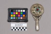 鑲珠銀鏡藏品圖，第6張