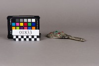 鑲珠銀鏡藏品圖，第2張