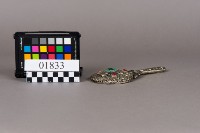 鑲珠銀鏡藏品圖，第3張