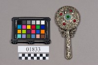 鑲珠銀鏡藏品圖，第6張