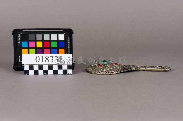 鑲珠銀鏡藏品圖，第1張