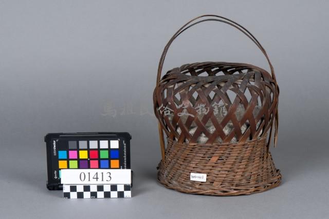 竹編火籠藏品圖，第1張