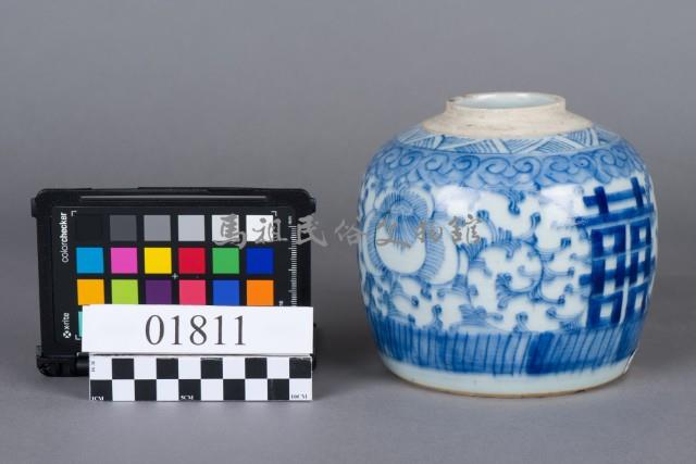 青花雙喜瓷罐藏品圖，第4張