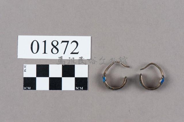 銀耳環一對藏品圖，第5張