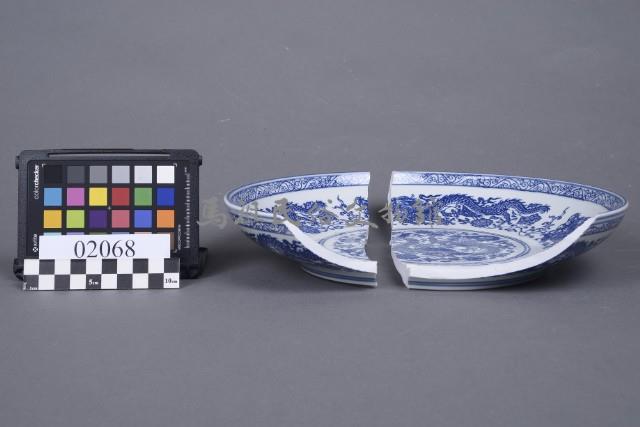 青花龍紋盤藏品圖，第2張