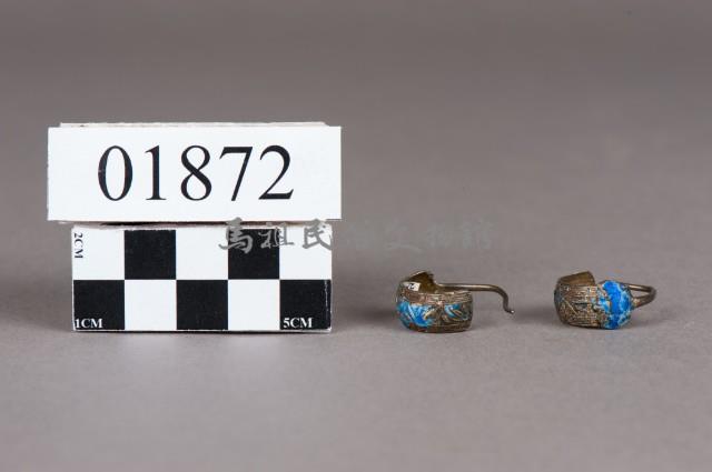 銀耳環一對藏品圖，第2張