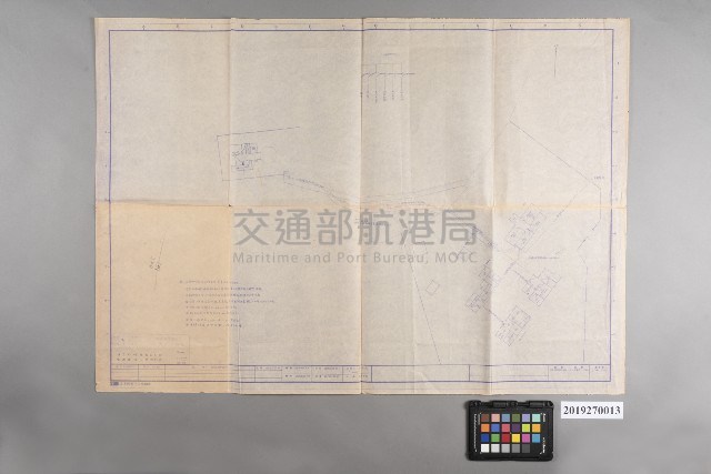 綠島燈塔宿舍及主燈電源線路工程設計圖藏品圖，第1張
