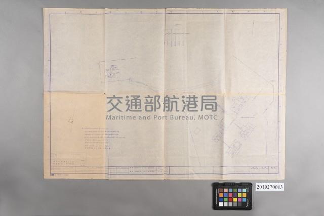 綠島燈塔宿舍及主燈電源線路工程設計圖藏品圖，第1張
