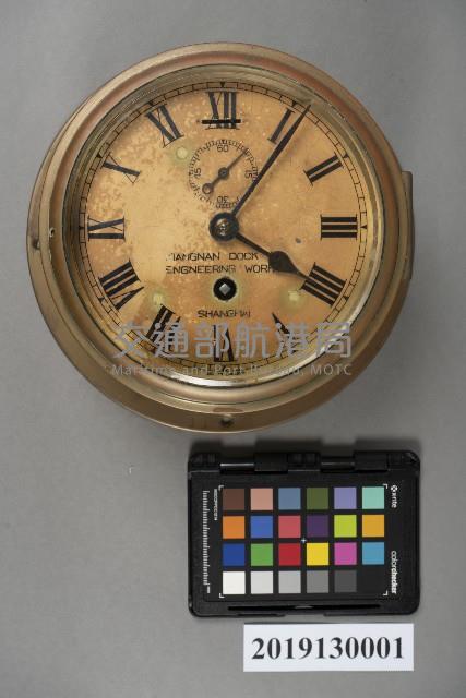 銅製圓形時鐘藏品圖，第1張