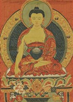 本師釋迦摩尼 - 《唐卡藝術》選集藏品圖，第1張