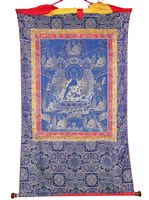 藥師佛八尊(手繪唐卡)藏品圖，第1張
