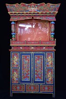 傳統藏式佛龕(上下層)藏品圖，第1張