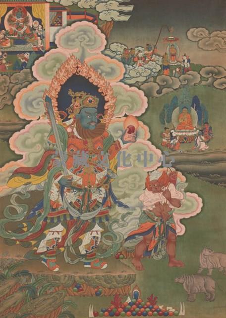 增長天王 - 《唐卡藝術》選集藏品圖，第1張