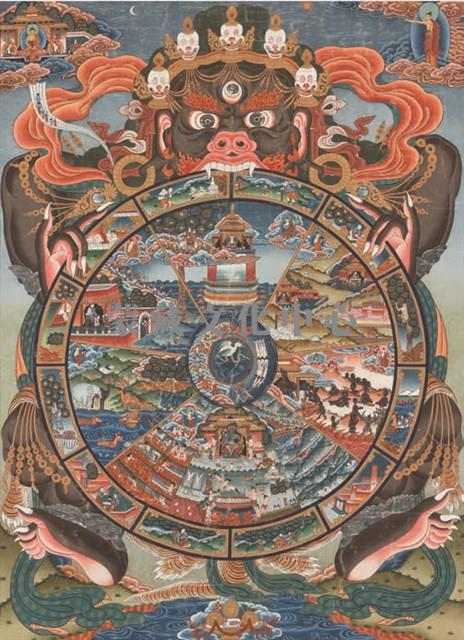 生死流轉圖 - 《唐卡藝術》選集藏品圖，第1張
