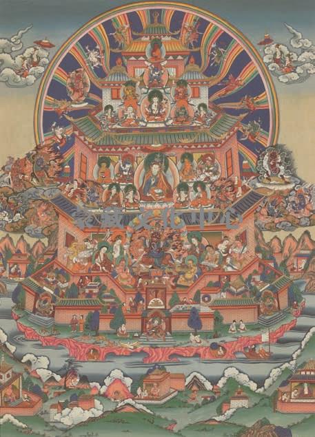 蓮師銅色吉祥山 - 《唐卡藝術》選集藏品圖，第1張
