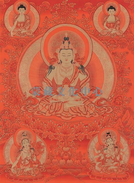 長壽三尊 - 《唐卡藝術》選集藏品圖，第1張