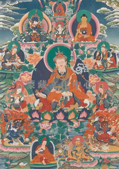 蓮花生大師八相 - 《唐卡藝術》選集藏品圖，第1張