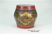彩繪四季花鳥仕女坐墩藏品圖，第1張