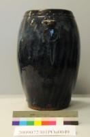 鈞釉鼓式雙耳長身甕藏品圖，第1張