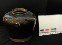 鈞釉寬底小口甕藏品圖，第1張