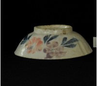 青花彩繪花卉小湯碗藏品圖，第1張