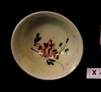 彩繪花卉湯碗藏品圖，第1張