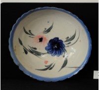 彩繪花卉湯碗藏品圖，第1張