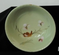 彩繪花卉大湯碗藏品圖，第1張