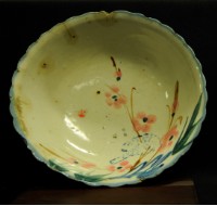 彩繪花卉湯碗藏品圖，第1張