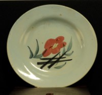 彩繪花卉盤藏品圖，第1張