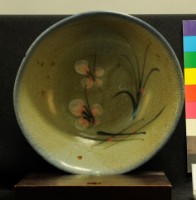 彩繪花卉湯碗藏品圖，第1張