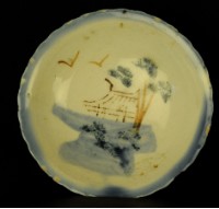 彩繪風景湯碗藏品圖，第1張