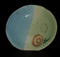 印花花卉盤藏品圖，第1張