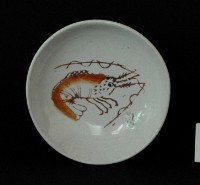 紅蝦小瓷碟藏品圖，第1張