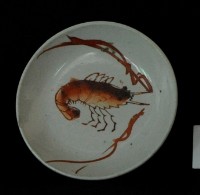 紅蝦小瓷碟藏品圖，第1張