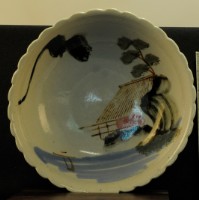 彩繪風景湯碗藏品圖，第1張