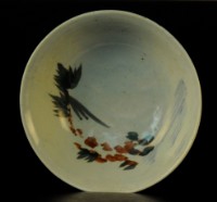彩繪花卉湯碗藏品圖，第1張