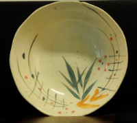 彩繪花卉湯碗藏品圖，第1張