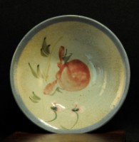 彩繪花卉湯碗藏品圖，第1張
