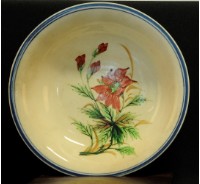 彩繪花卉大湯碗藏品圖，第1張