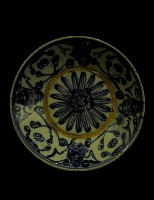 青花灰釉淺盤藏品圖，第1張